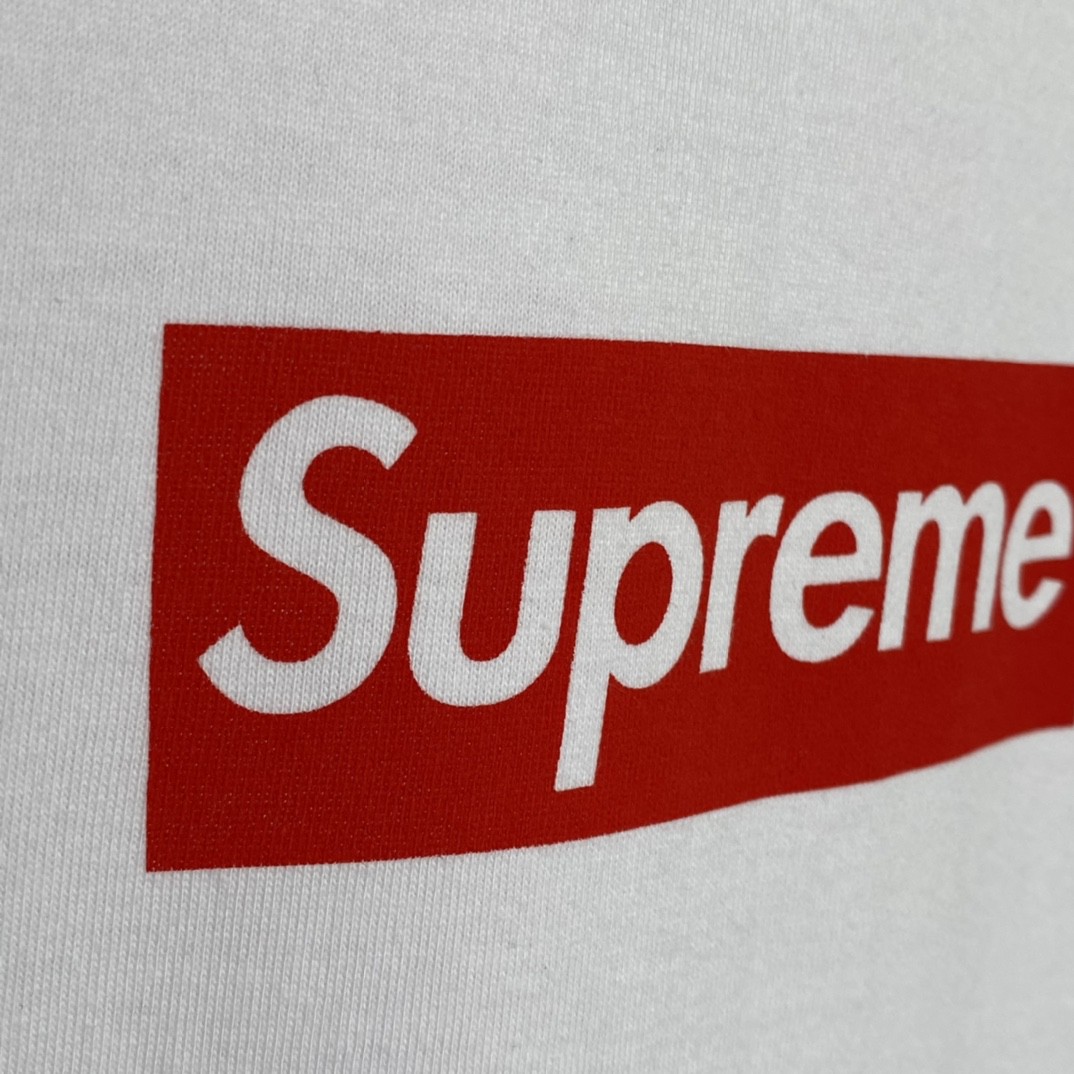 Supreme SS23 Week 1 West Hollywood Box Logo Tee 洛杉矶新店限定 白色 圆领 短袖 T 恤 夏款  男女同款 SUP-SS23-050