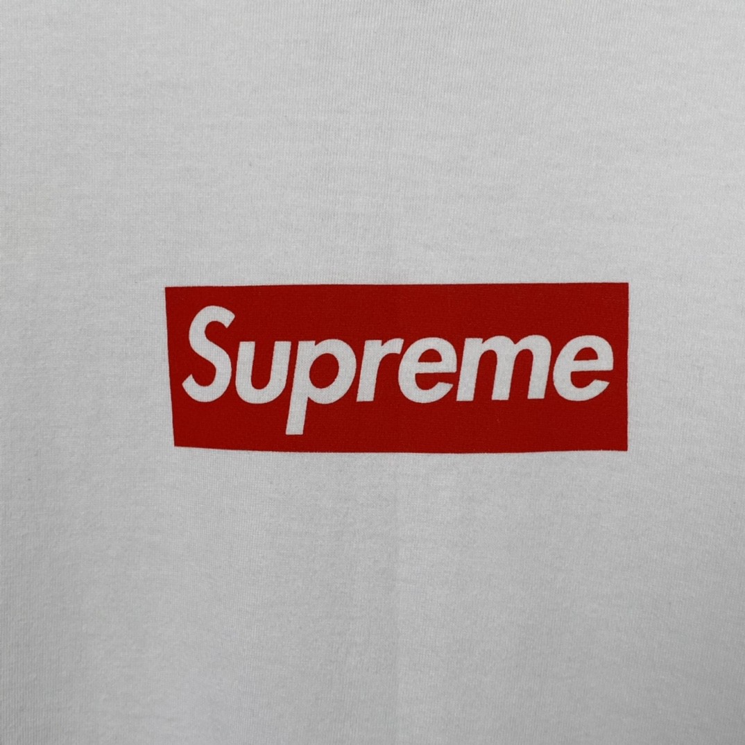 Supreme SS23 Week 1 West Hollywood Box Logo Tee 洛杉矶新店限定 白色 圆领 短袖 T 恤 夏款  男女同款 SUP-SS23-050