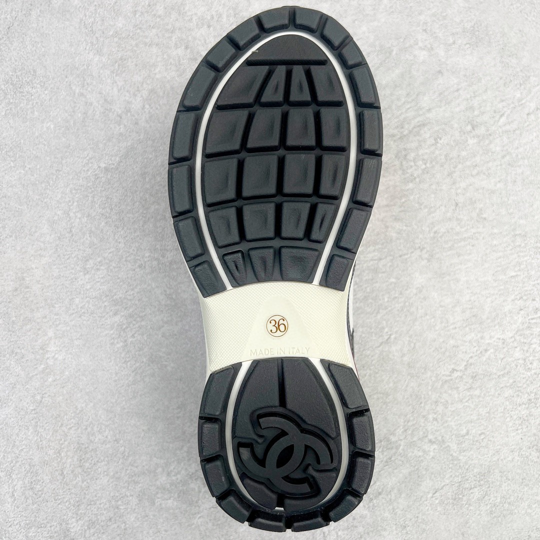 CHANEL 香奈儿 黑白色 低筒 运动鞋 休闲鞋 跑步鞋 女鞋 