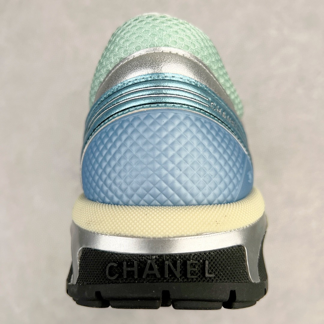 CHANEL 香奈儿 银绿 低筒 运动鞋 休闲鞋 跑步鞋 女鞋 
