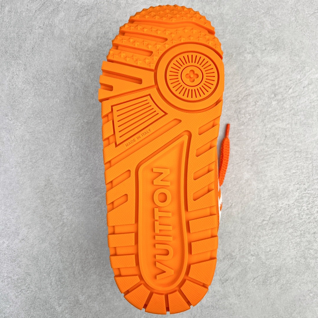 Louis Vuitton 路易威登 TTrainer Maxi 小胖丁 白橙 低筒 休闲鞋 板鞋 运动鞋 男鞋 女鞋 1AB8SZ