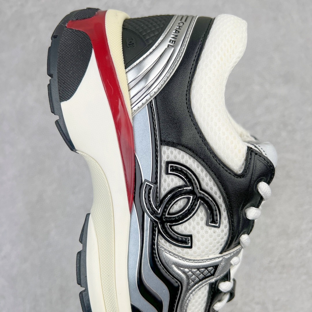 CHANEL 香奈儿 黑白色 低筒 运动鞋 休闲鞋 跑步鞋 女鞋 