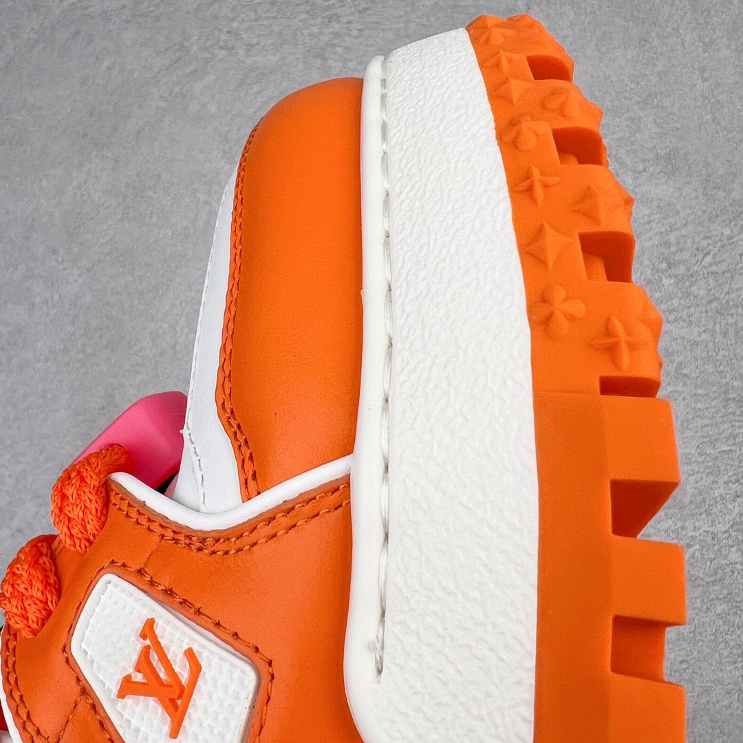 Louis Vuitton 路易威登 TTrainer Maxi 小胖丁 白橙 低筒 休闲鞋 板鞋 运动鞋 男鞋 女鞋 1AB8SZ