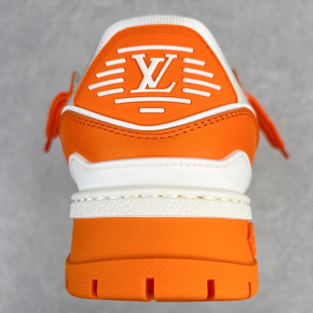 Louis Vuitton 路易威登 TTrainer Maxi 小胖丁 白橙 低筒 休闲鞋 板鞋 运动鞋 男鞋 女鞋 1AB8SZ