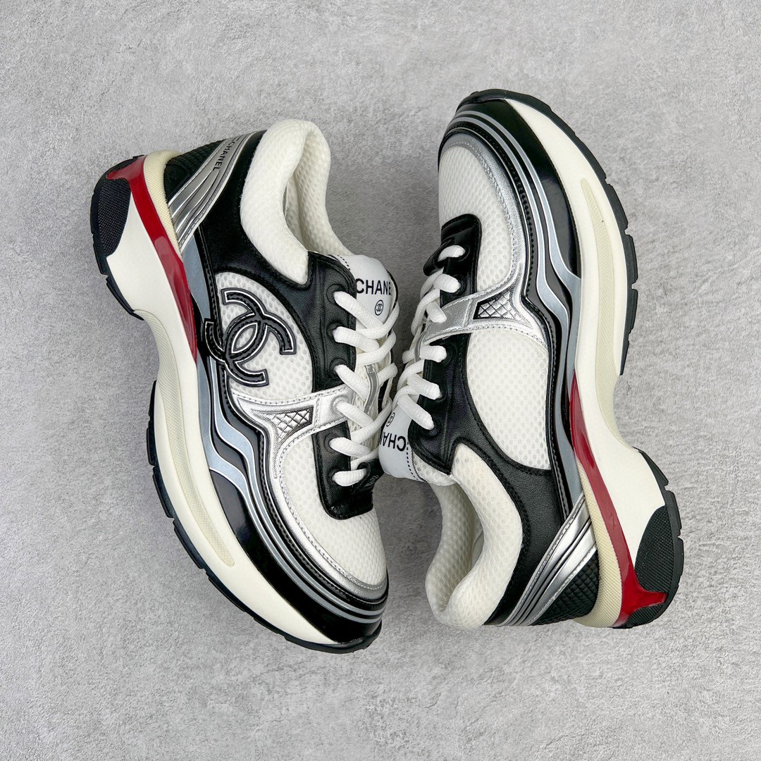 CHANEL 香奈儿 黑白色 低筒 运动鞋 休闲鞋 跑步鞋 女鞋 