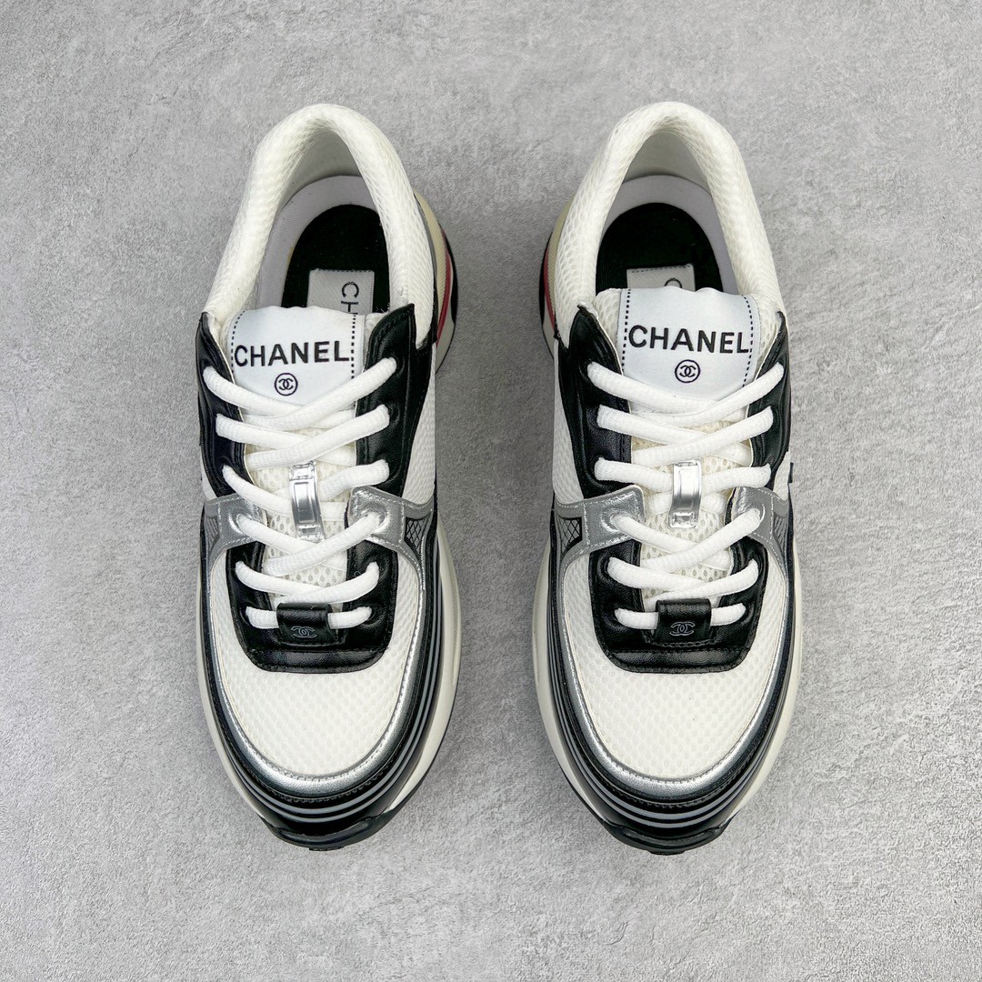 CHANEL 香奈儿 黑白色 低筒 运动鞋 休闲鞋 跑步鞋 女鞋 