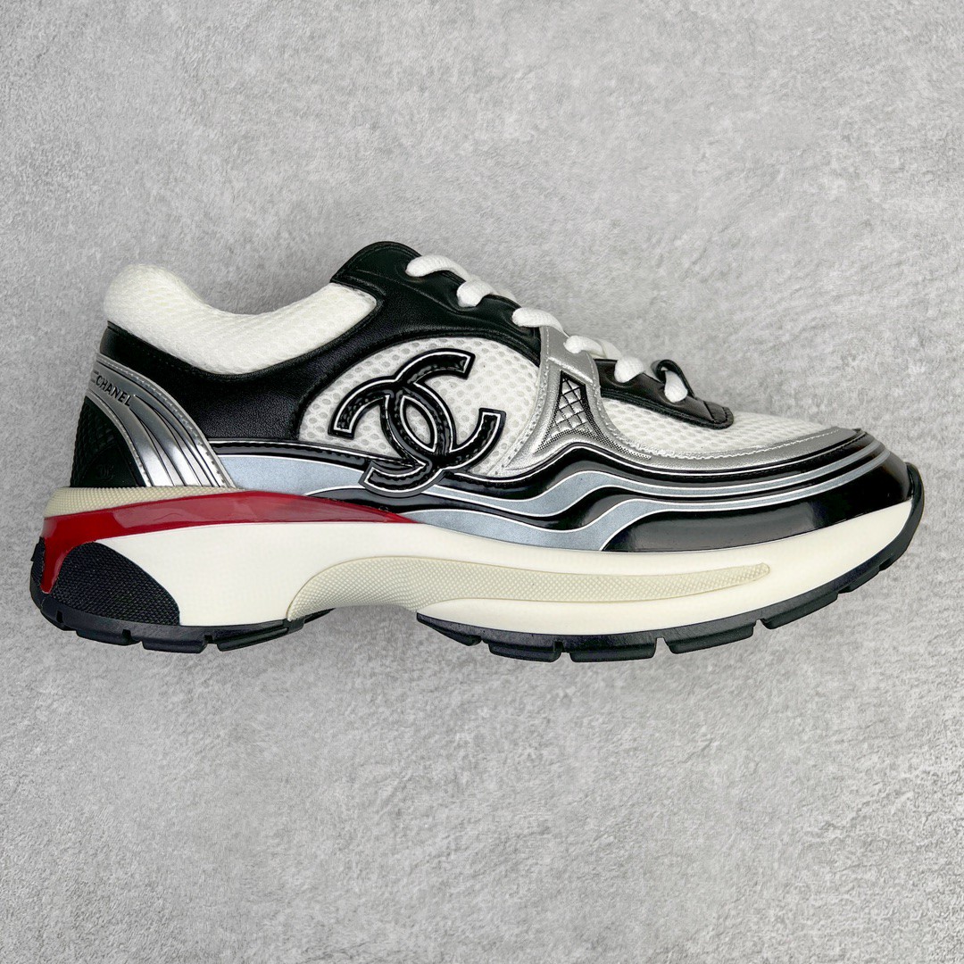 CHANEL 香奈儿 黑白色 低筒 运动鞋 休闲鞋 跑步鞋 女鞋 