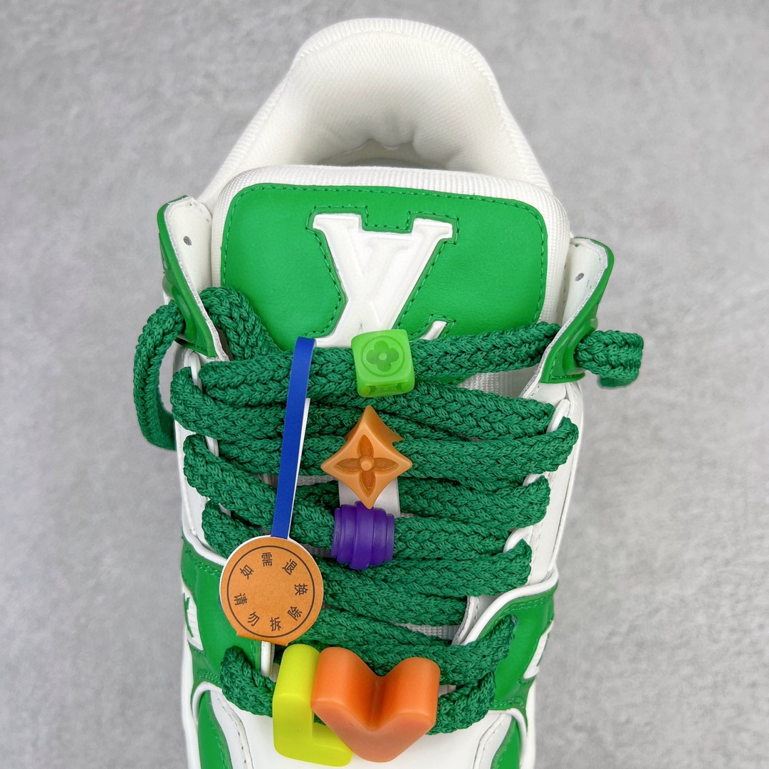 Louis Vuitton 路易威登 TTrainer Maxi 小胖丁 绿色 低筒 休闲鞋 板鞋 运动鞋 男鞋 女鞋 1AB8SD