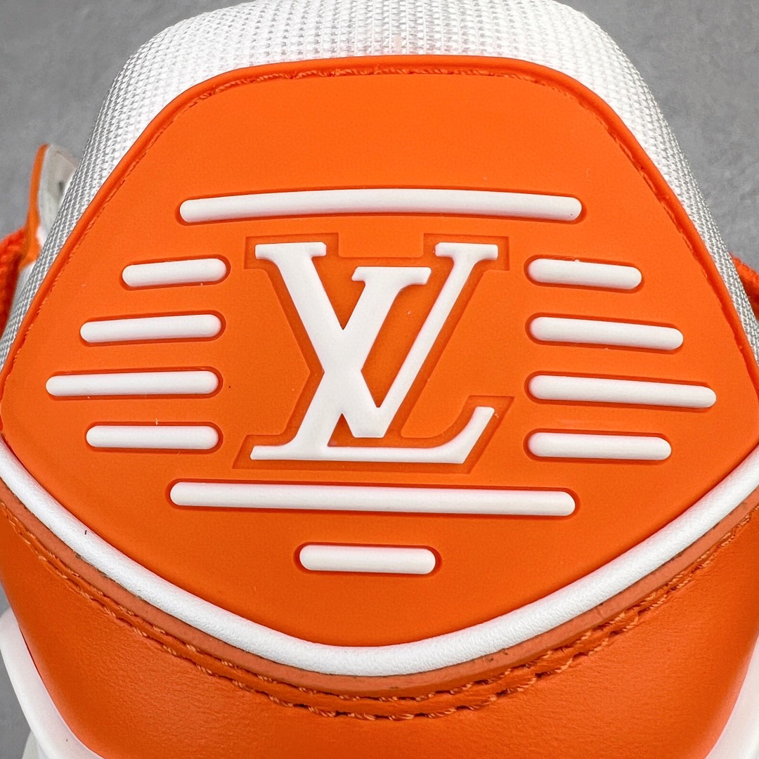 Louis Vuitton 路易威登 TTrainer Maxi 小胖丁 白橙 低筒 休闲鞋 板鞋 运动鞋 男鞋 女鞋 1AB8SZ