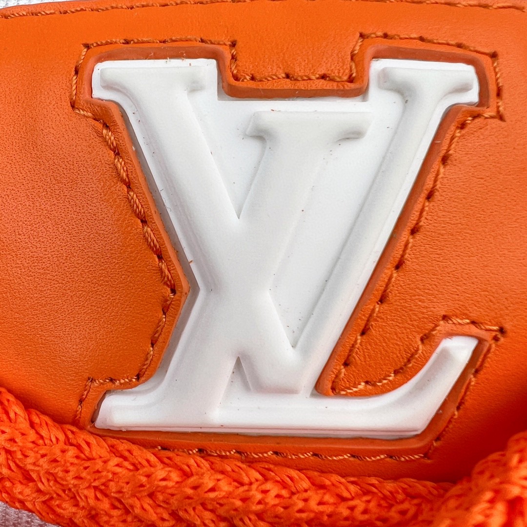 Louis Vuitton 路易威登 TTrainer Maxi 小胖丁 白橙 低筒 休闲鞋 板鞋 运动鞋 男鞋 女鞋 1AB8SZ