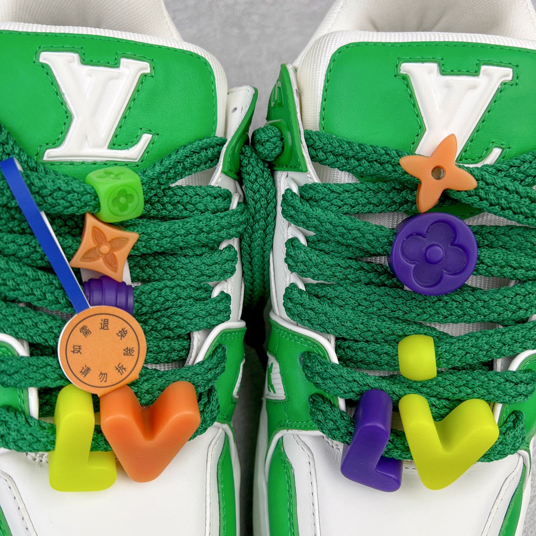 Louis Vuitton 路易威登 TTrainer Maxi 小胖丁 绿色 低筒 休闲鞋 板鞋 运动鞋 男鞋 女鞋 1AB8SD
