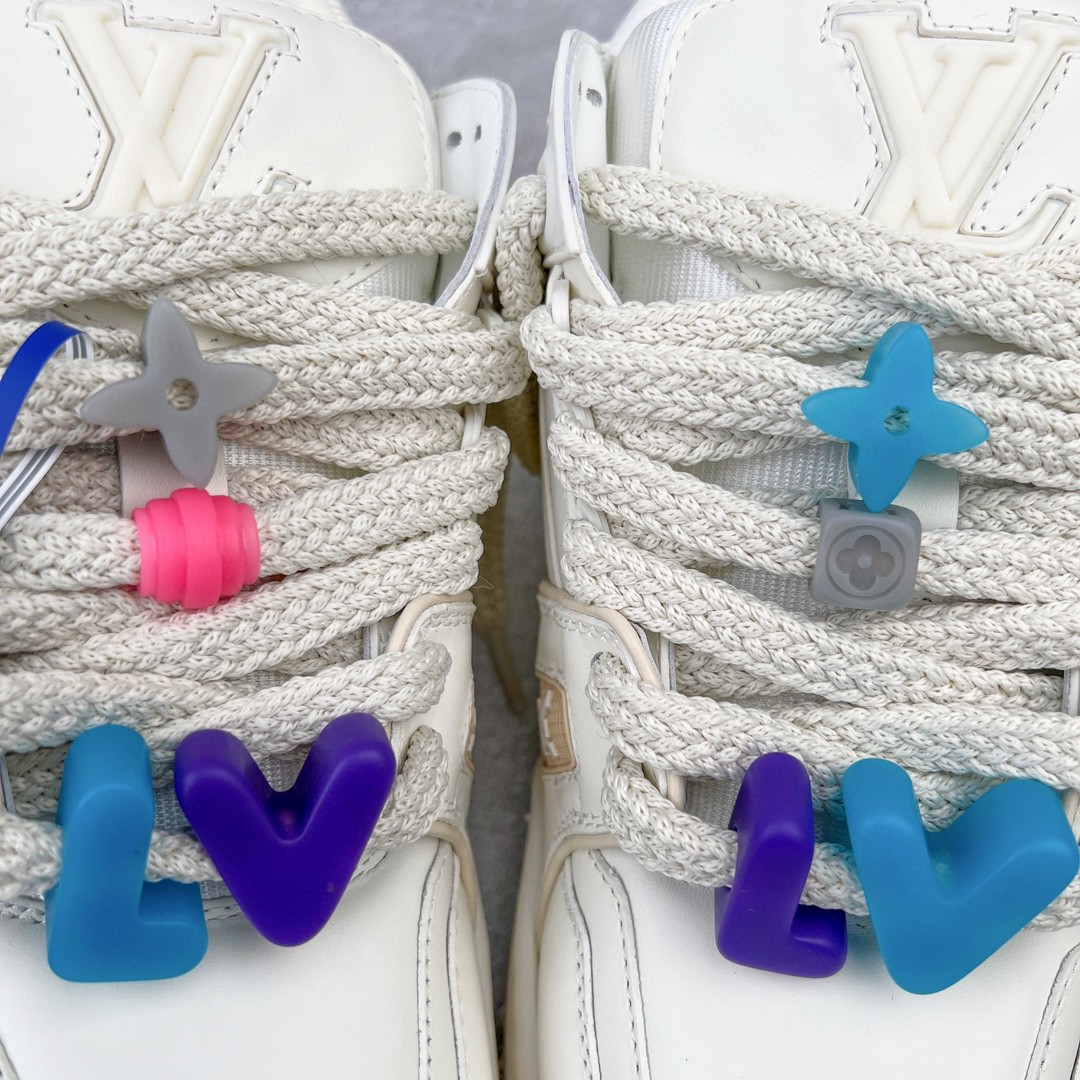 Louis Vuitton 路易威登 TTrainer Maxi 小胖丁 白色 低筒 休闲鞋 板鞋 运动鞋 男鞋 女鞋 1AB8RK