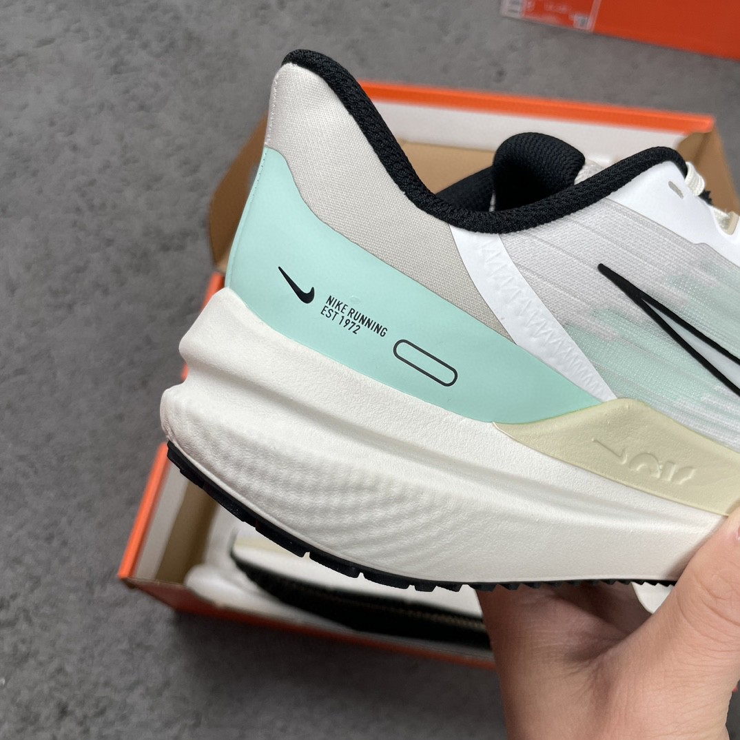 Nike Zoom Winflo 9 白绿 低筒 减震防滑 运动鞋 跑步鞋 男鞋 女鞋 DV9121-011
