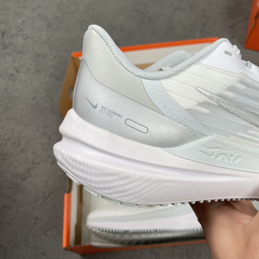 Nike Zoom Winflo 9 白灰 低筒 减震防滑 运动鞋 跑步鞋 男鞋 女鞋 DD8686-100