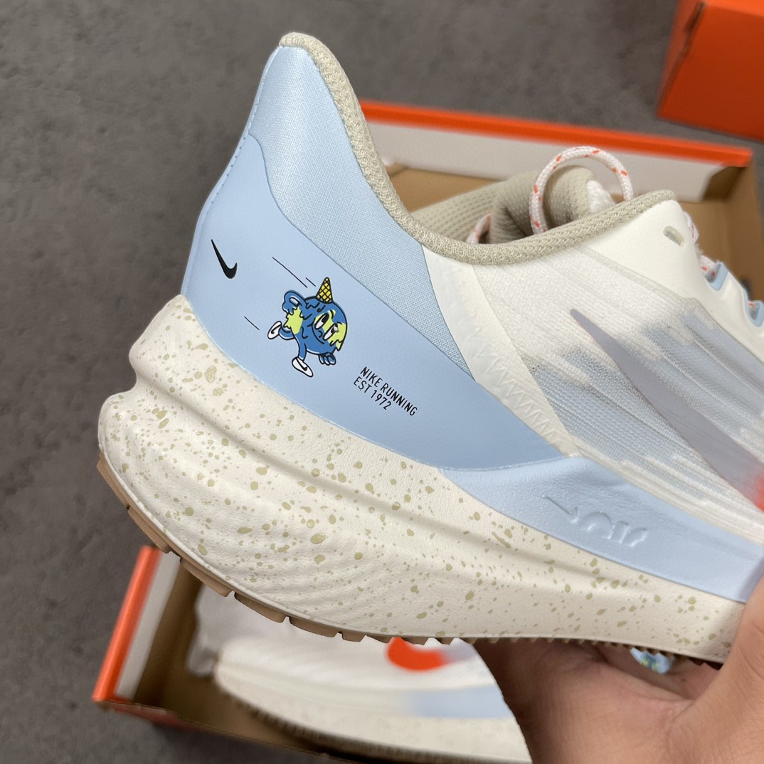 Nike Zoom Winflo 9 蓝白色 低筒 减震防滑 运动鞋 跑步鞋 男鞋 女鞋 DX6048-181