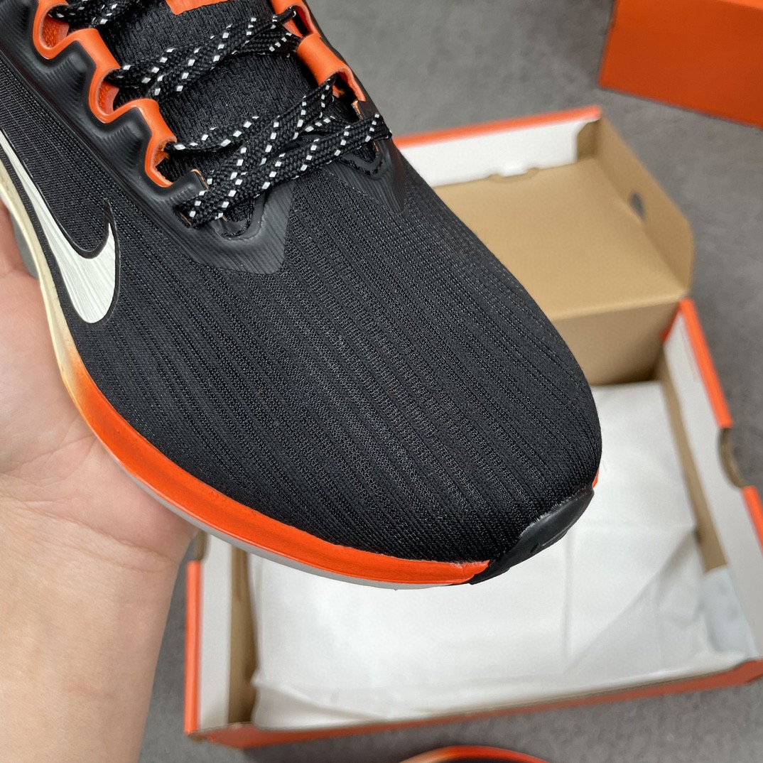 Nike Zoom Winflo 9 登月 黑橙 低筒 减震防滑 运动鞋 跑步鞋 男鞋 女鞋 DX6040-071