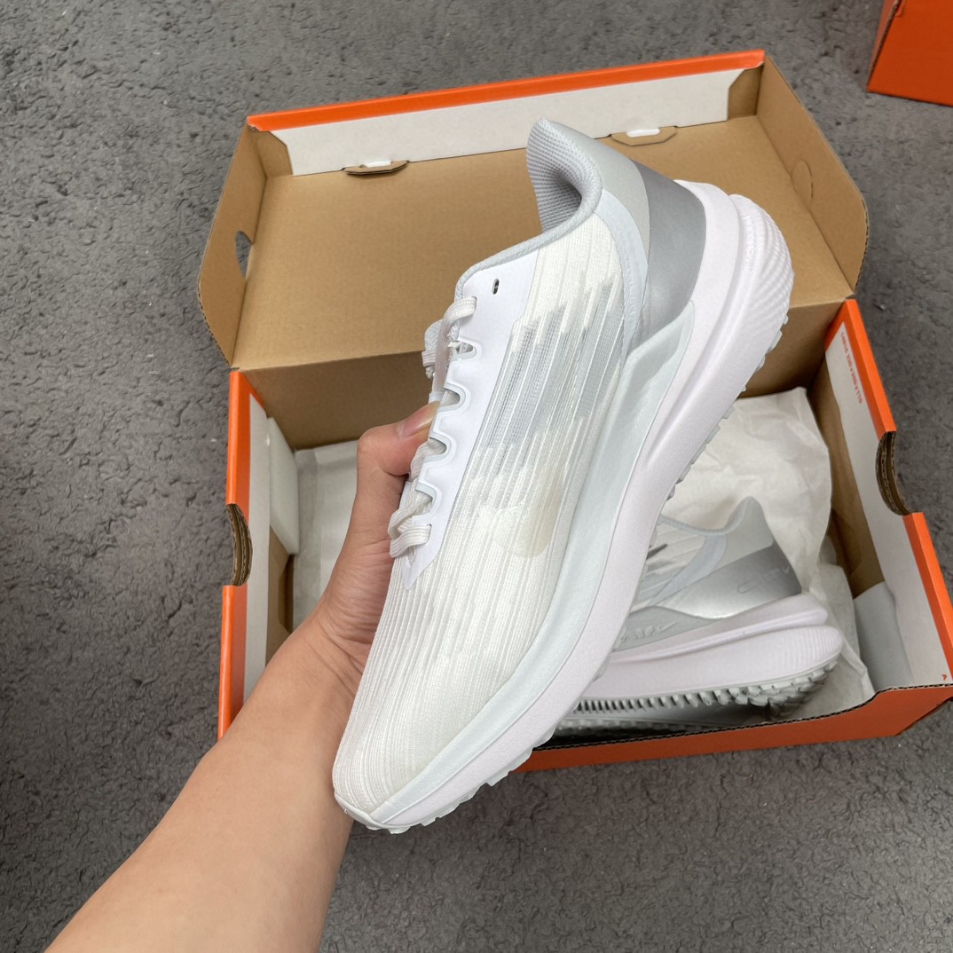 Nike Zoom Winflo 9 白灰 低筒 减震防滑 运动鞋 跑步鞋 男鞋 女鞋 DD8686-100