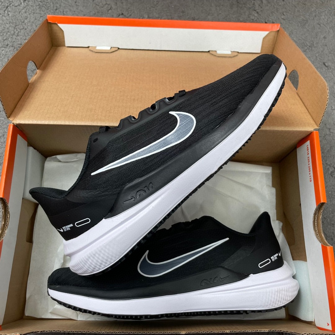 Nike Zoom Winflo 9 黑色 低筒 减震防滑 运动鞋 跑步鞋 男鞋 女鞋 DD6203-001