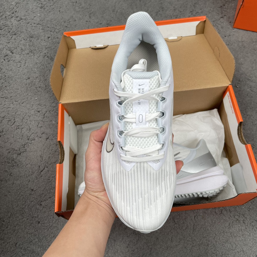 Nike Zoom Winflo 9 白灰 低筒 减震防滑 运动鞋 跑步鞋 男鞋 女鞋 DD8686-100