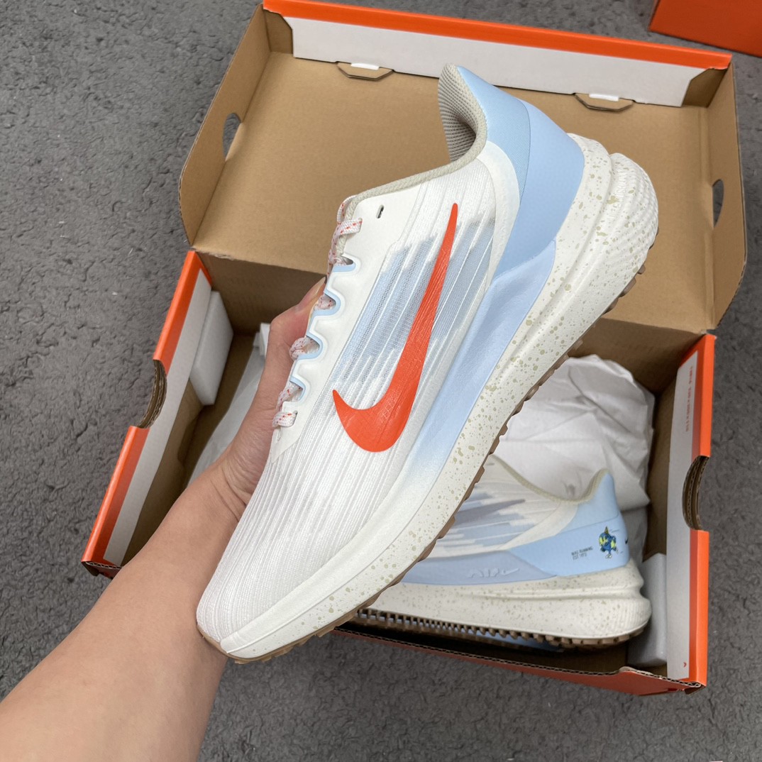Nike Zoom Winflo 9 蓝白色 低筒 减震防滑 运动鞋 跑步鞋 男鞋 女鞋 DX6048-181