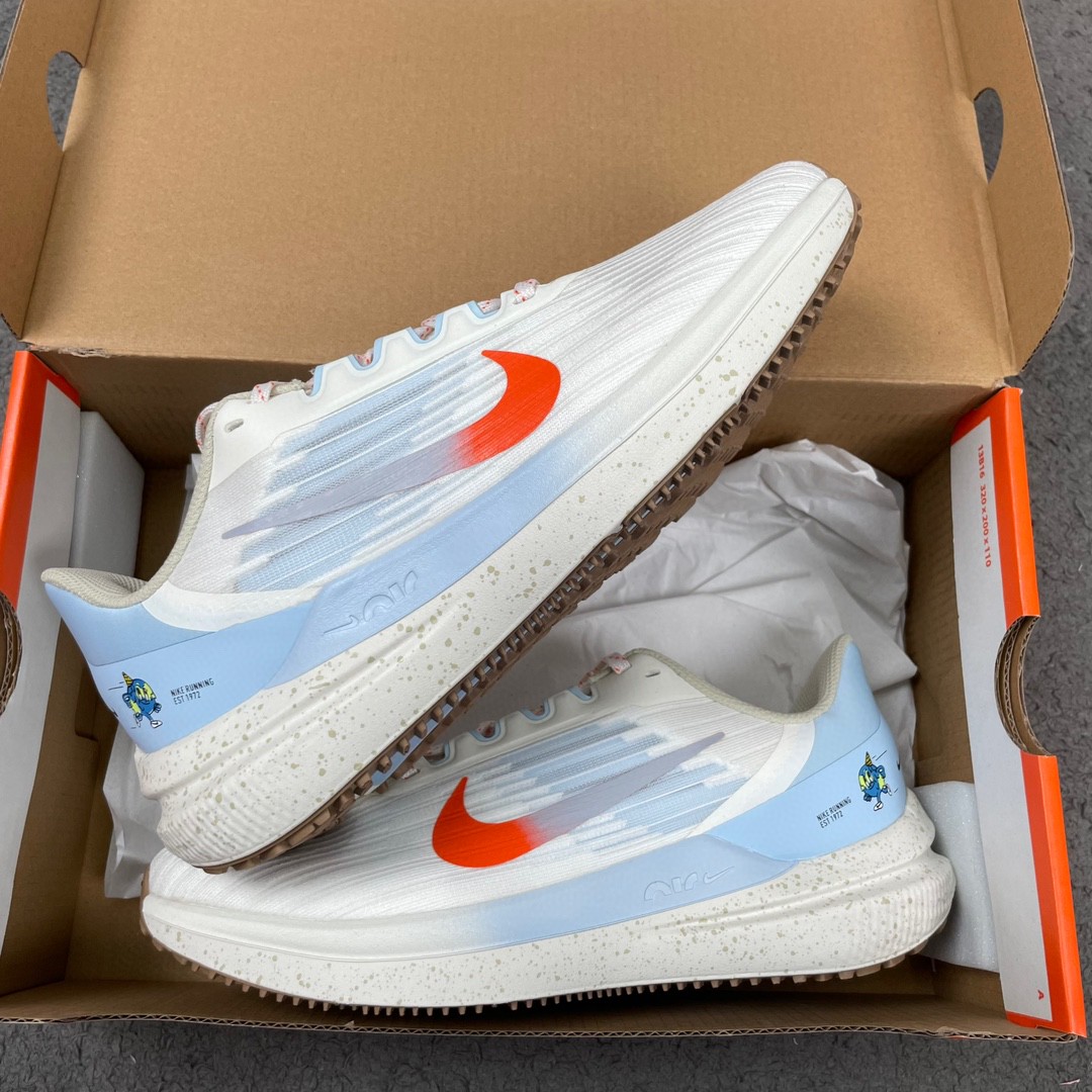 Nike Zoom Winflo 9 蓝白色 低筒 减震防滑 运动鞋 跑步鞋 男鞋 女鞋 DX6048-181