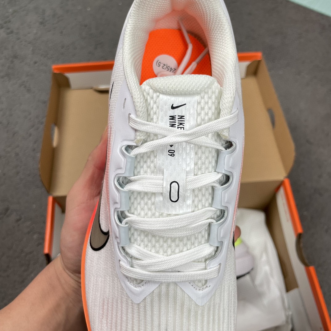 Nike Zoom Winflo 9 白橙 低筒 减震防滑 运动鞋 跑步鞋 男鞋 女鞋 DD6203-100