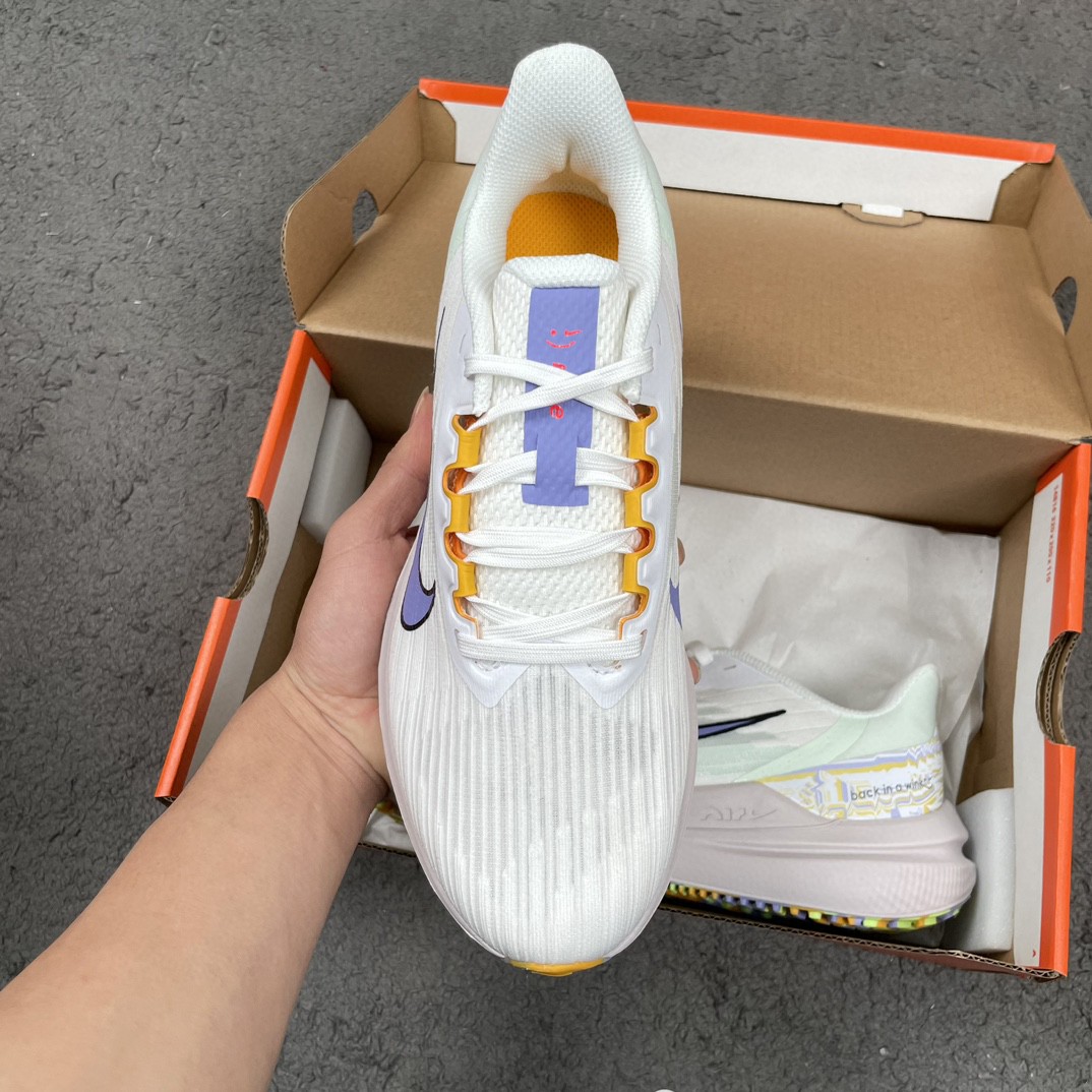 Nike Zoom Winflo 9 白蓝 低筒 减震防滑 运动鞋 跑步鞋 男鞋 女鞋 DR8802-100