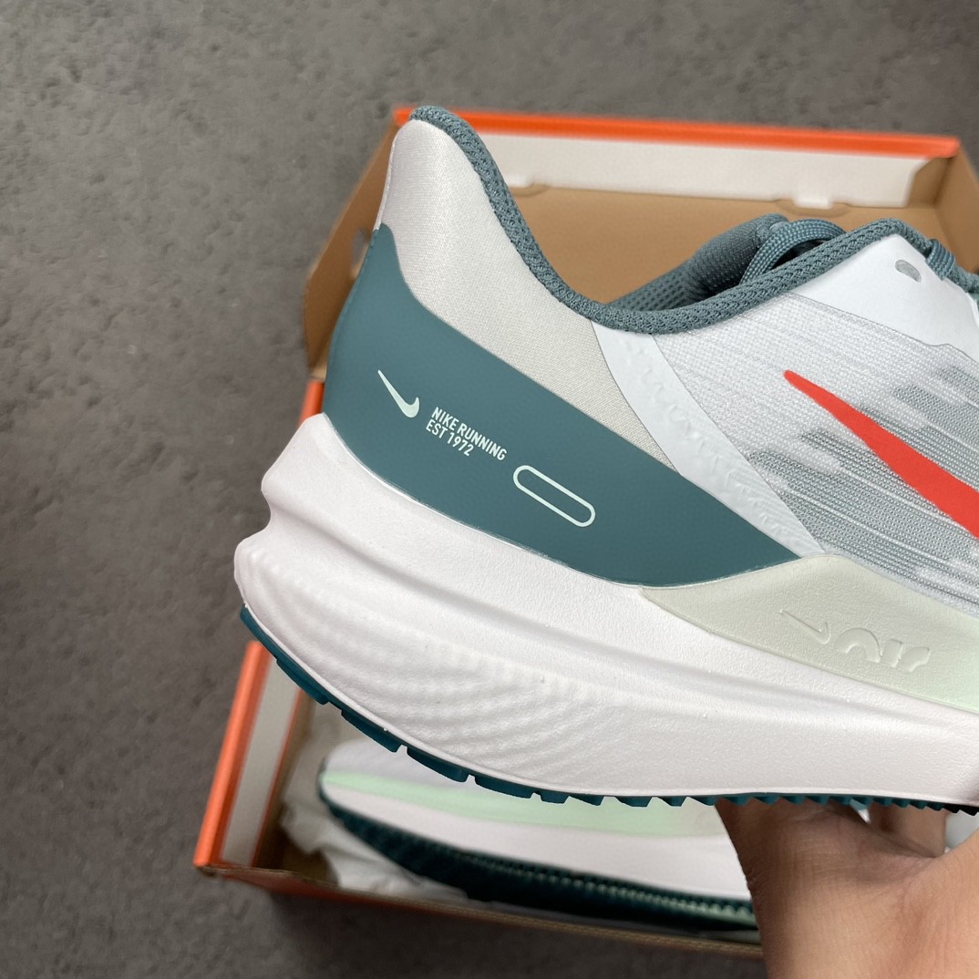 Nike Zoom Winflo 9 登月 灰蓝色 低筒 减震防滑 运动鞋 跑步鞋 男鞋 女鞋 DD6203-005