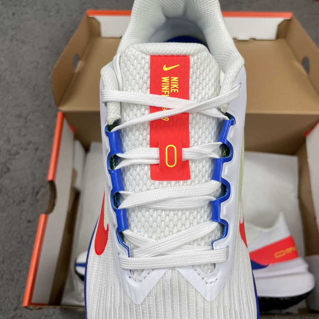Nike Zoom Winflo 9 登月 白红 低筒 减震防滑 运动鞋 跑步鞋 男鞋 女鞋 DX3355-100
