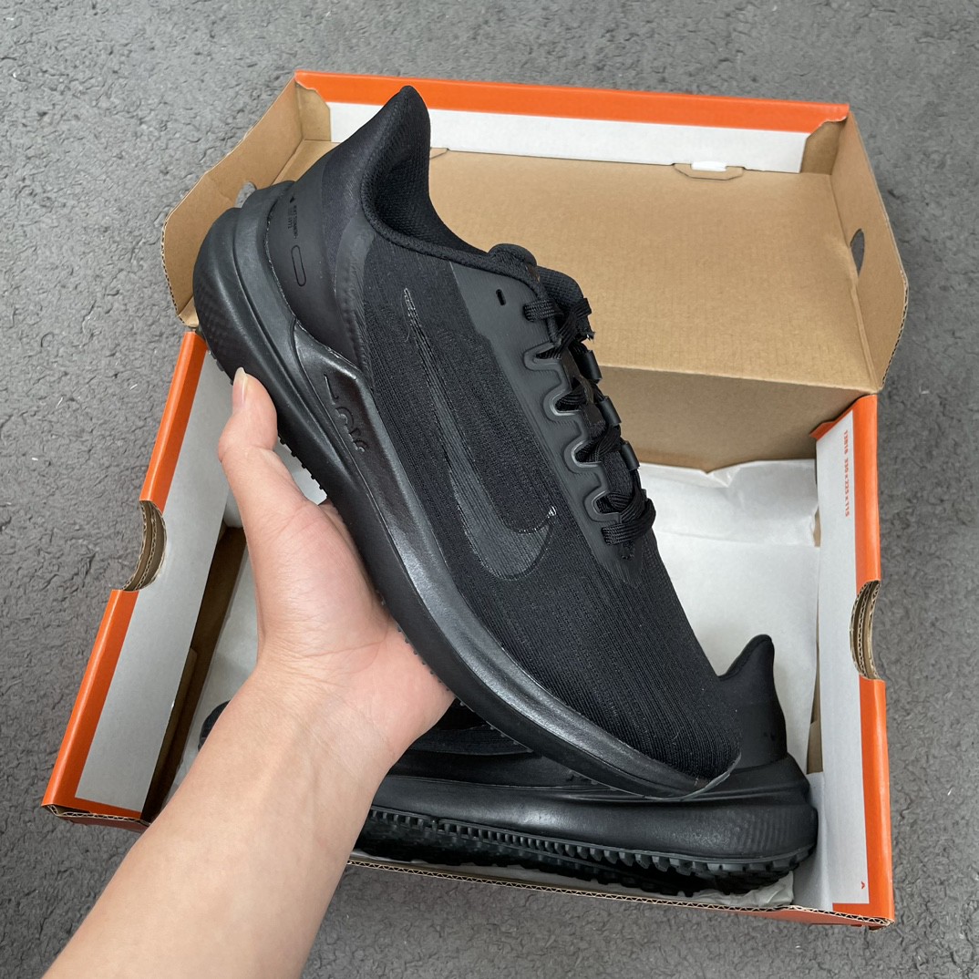 Nike Zoom Winflo 9 登月 黑色 低筒 减震防滑 运动鞋 跑步鞋 男鞋 女鞋 DD8686-002