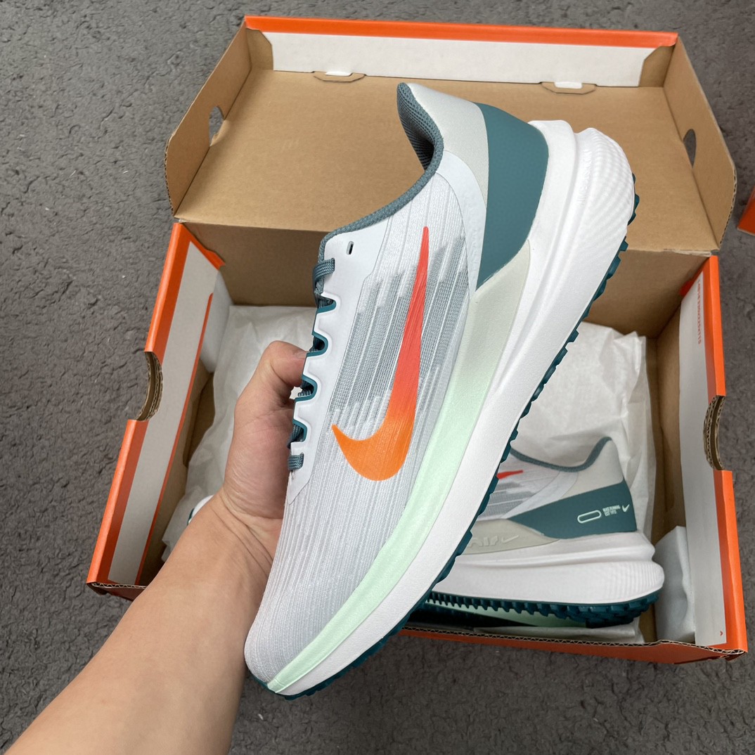 Nike Zoom Winflo 9 登月 灰蓝色 低筒 减震防滑 运动鞋 跑步鞋 男鞋 女鞋 DD6203-005