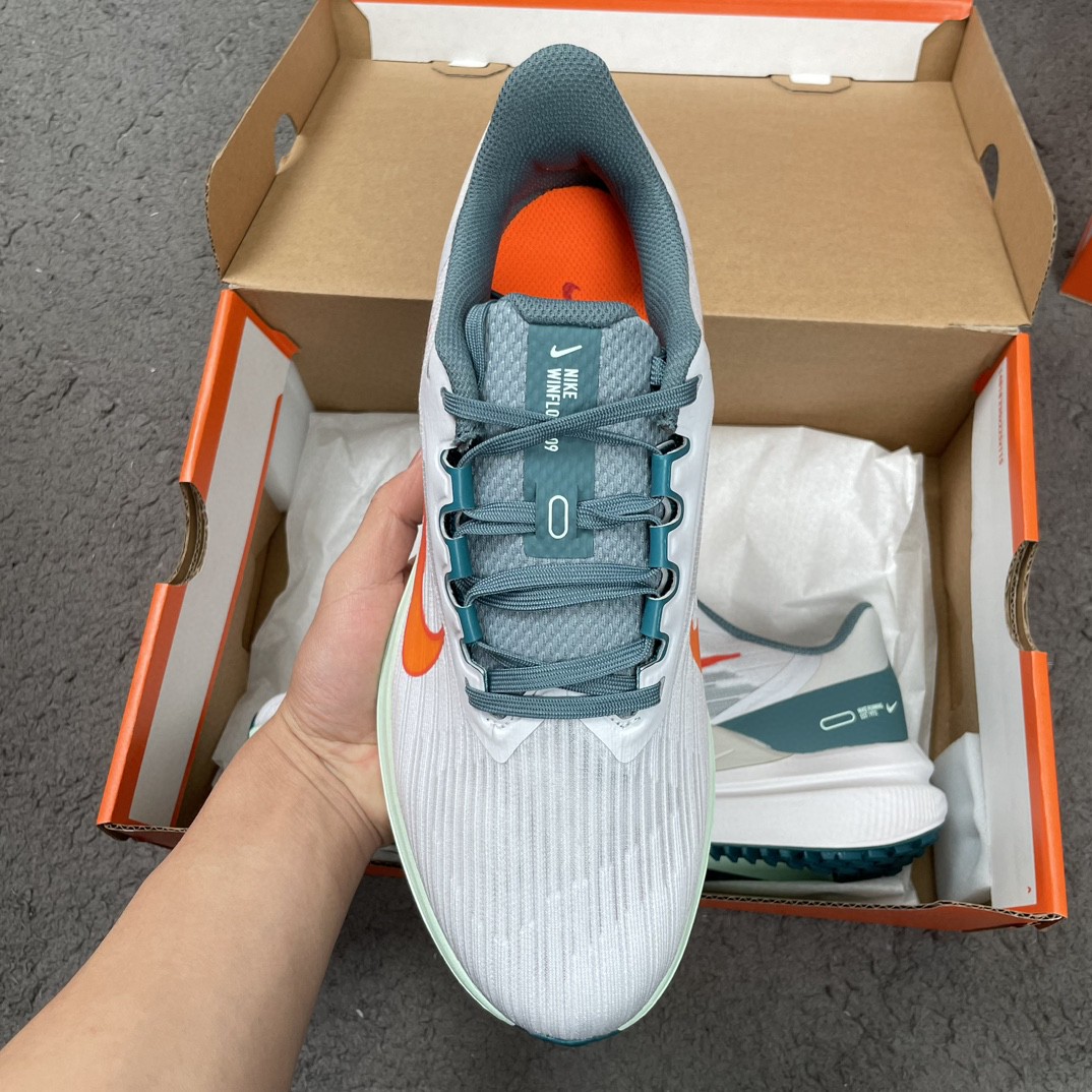 Nike Zoom Winflo 9 登月 灰蓝色 低筒 减震防滑 运动鞋 跑步鞋 男鞋 女鞋 DD6203-005