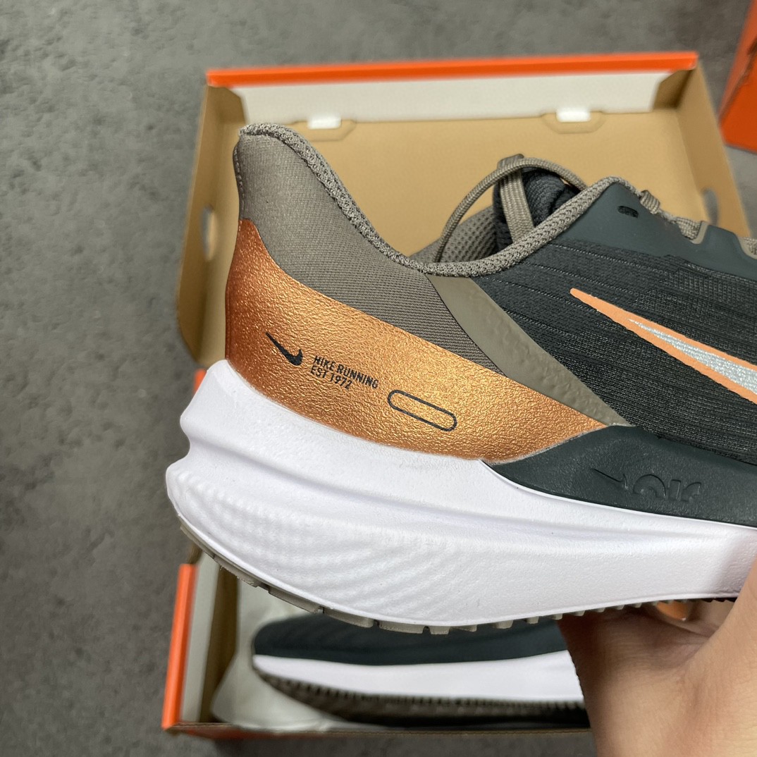 Nike Zoom Winflo 9 登月 黑棕 低筒 减震防滑 运动鞋 跑步鞋 男鞋 女鞋 DD8686-005