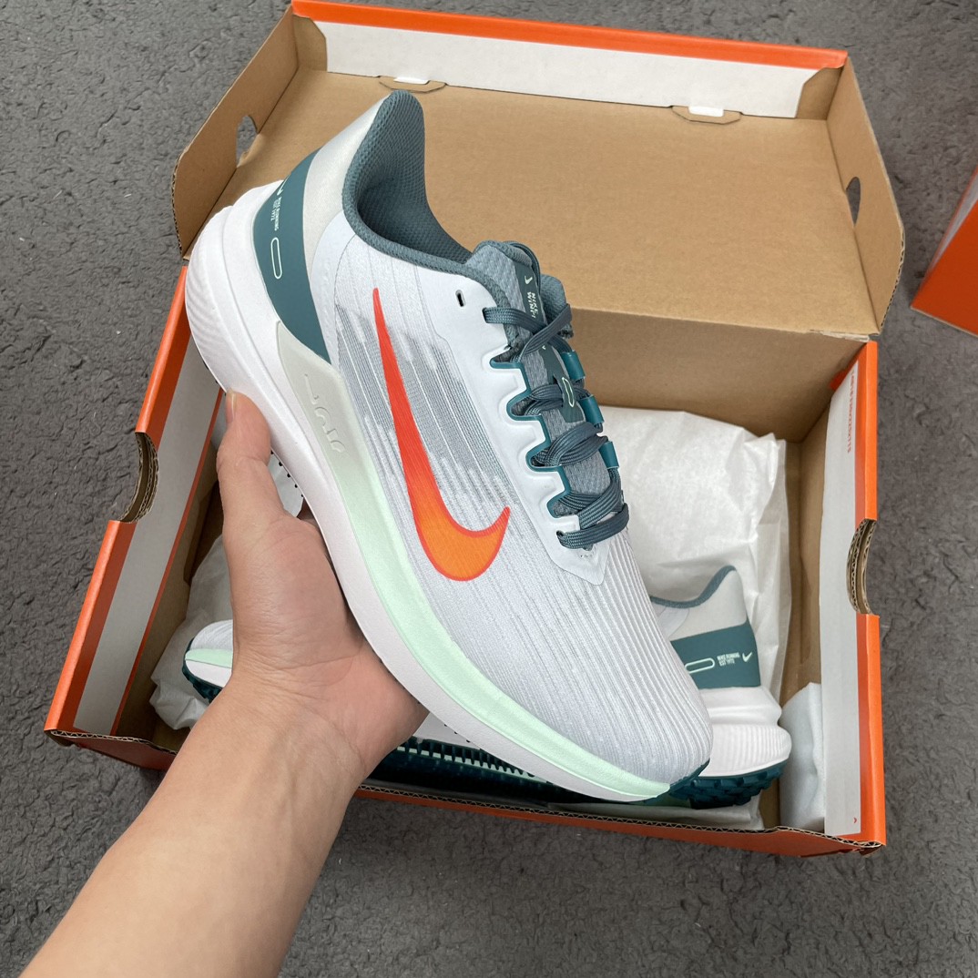 Nike Zoom Winflo 9 登月 灰蓝色 低筒 减震防滑 运动鞋 跑步鞋 男鞋 女鞋 DD6203-005