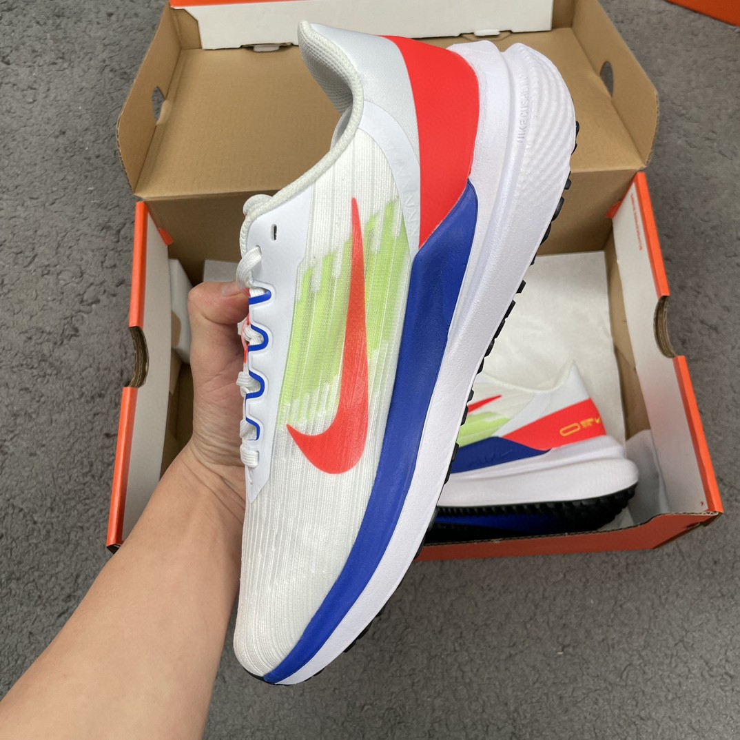 Nike Zoom Winflo 9 登月 白红 低筒 减震防滑 运动鞋 跑步鞋 男鞋 女鞋 DX3355-100