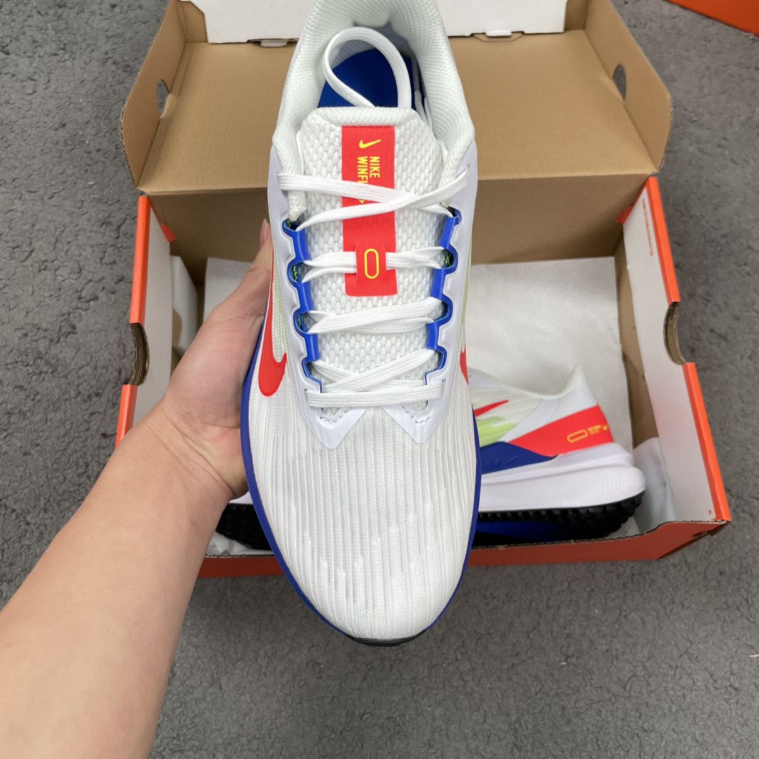 Nike Zoom Winflo 9 登月 白红 低筒 减震防滑 运动鞋 跑步鞋 男鞋 女鞋 DX3355-100