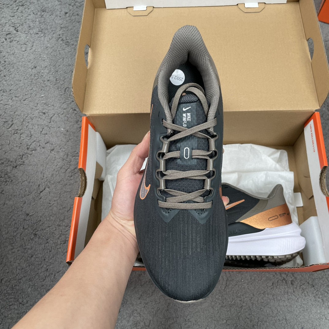 Nike Zoom Winflo 9 登月 黑棕 低筒 减震防滑 运动鞋 跑步鞋 男鞋 女鞋 DD8686-005