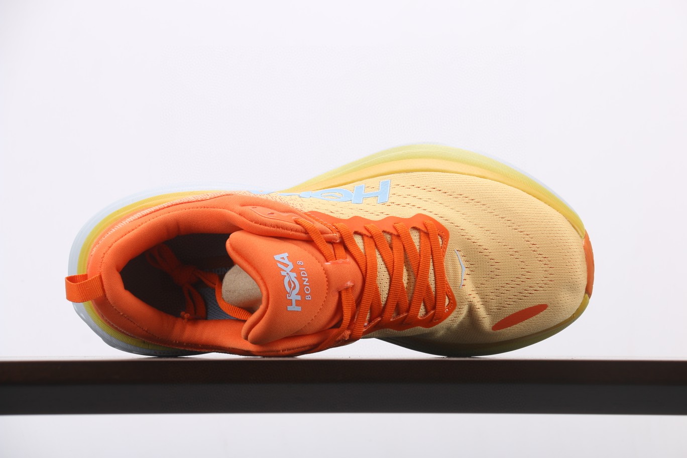 HOKA ONE ONE Bondi 8 邦代8 橙色 低筒 户外鞋 运动鞋 跑步鞋 跑鞋 男鞋 1123202-PBAY