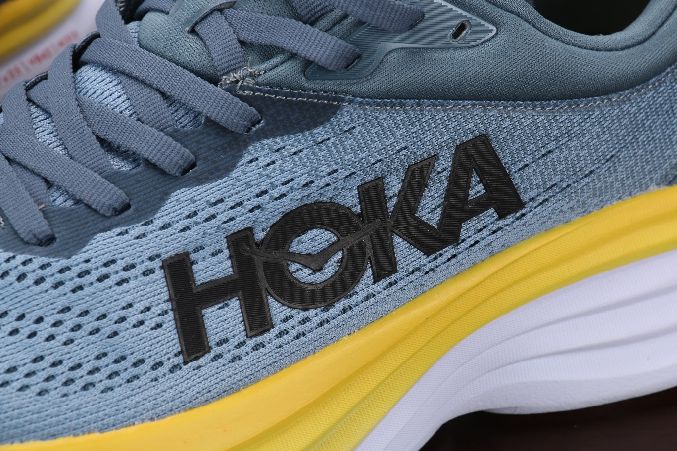 HOKA ONE ONE Bondi 8 邦代8 蓝黑 低筒 运动鞋 跑步鞋 跑鞋 男鞋 1127953-GBMS