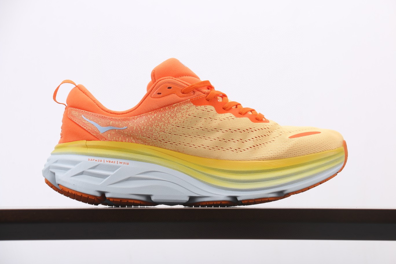 HOKA ONE ONE Bondi 8 邦代8 橙色 低筒 户外鞋 运动鞋 跑步鞋 跑鞋 男鞋 1123202-PBAY