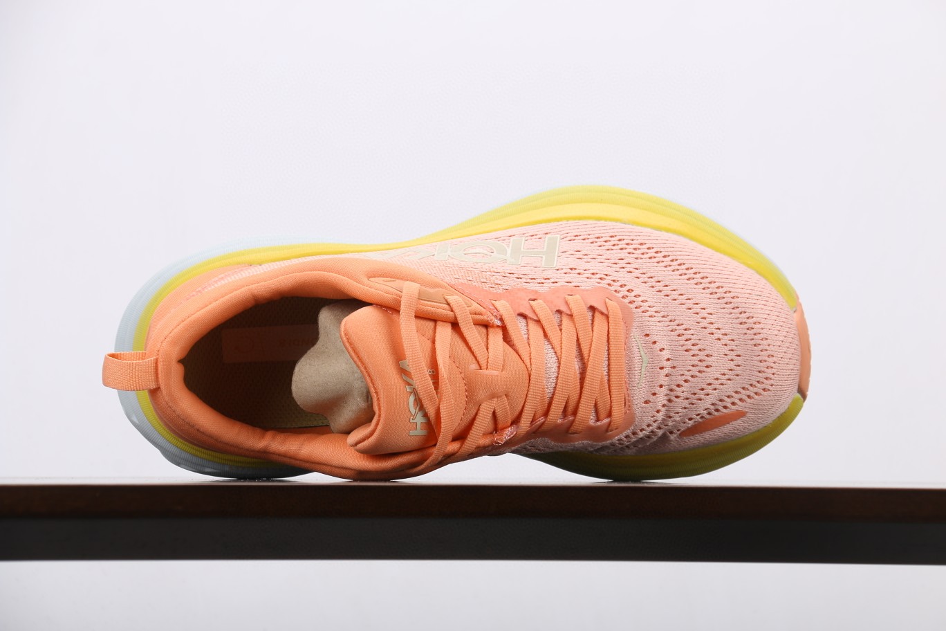 HOKA ONE ONE Bondi 8 邦代8 橙黄色 低筒 运动鞋 跑步鞋 跑鞋 男鞋 1127952-SCPP