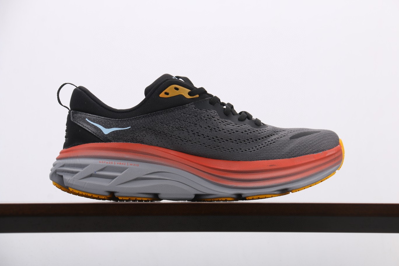 HOKA ONE ONE Bondi 8 邦代8 灰蓝 低筒 户外鞋 运动鞋 跑步鞋 跑鞋 男鞋 1123202-ACTL