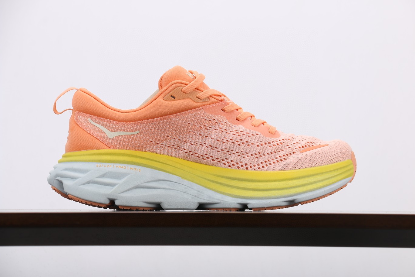 HOKA ONE ONE Bondi 8 邦代8 橙黄色 低筒 运动鞋 跑步鞋 跑鞋 男鞋 1127952-SCPP