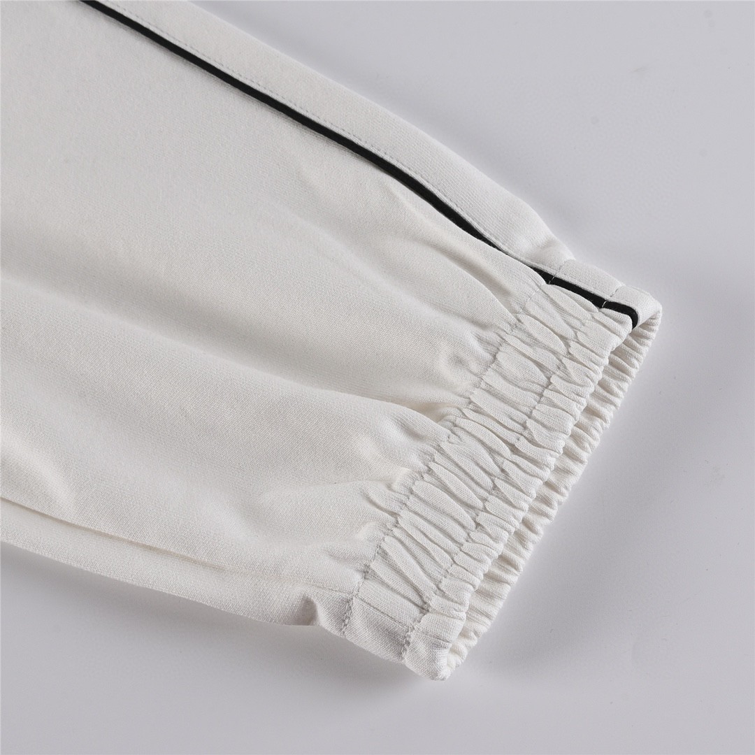 CELINE 赛琳 口袋微标logo 卫裤 白色 休闲裤 运动裤 长裤 男女同款