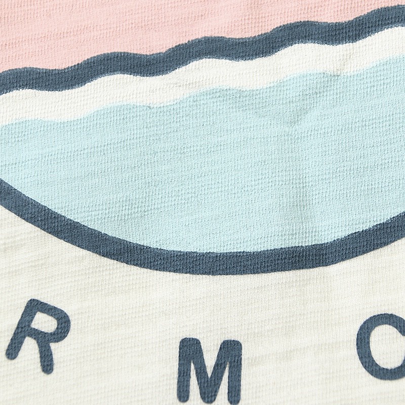 HUMAN MADE SS22 海豚卡通印花 白色 圆领 短袖 T恤 男女同款 