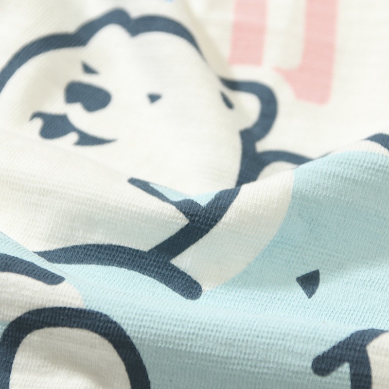 HUMAN MADE SS22 熊抱海豚卡通印花 白色 圆领 短袖 T恤 男女同款 