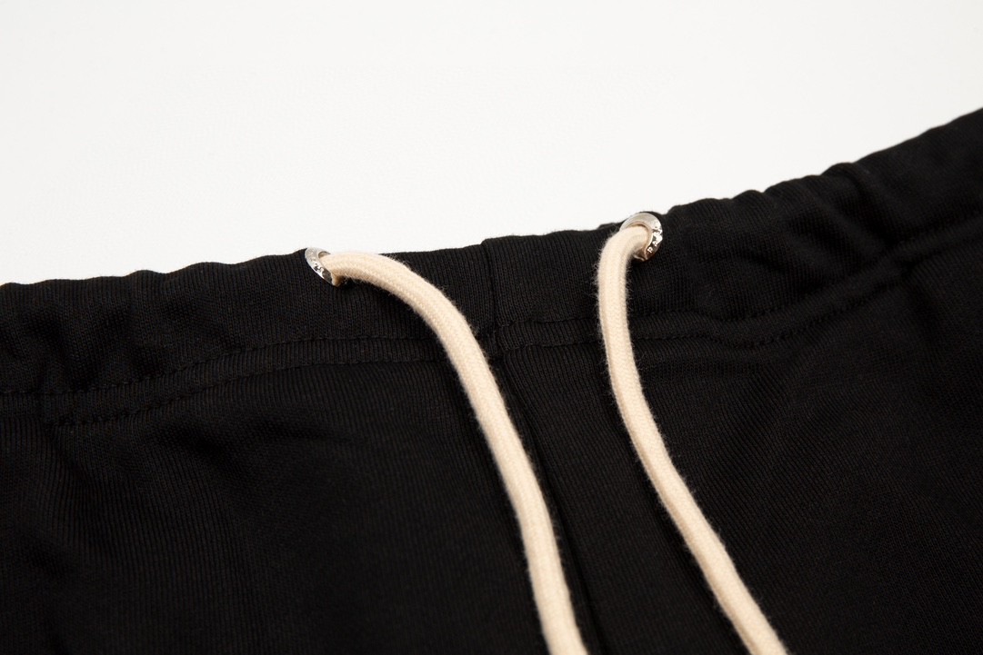 CELINE 赛琳 字母logo 卫裤 黑色 休闲裤 运动裤 短裤 男女同款