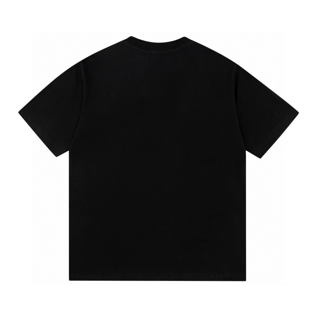 CELINE 赛琳 铆钉字母Logo T恤 黑色 圆领 短袖 夏款 男女同款 501F2X687-38AW