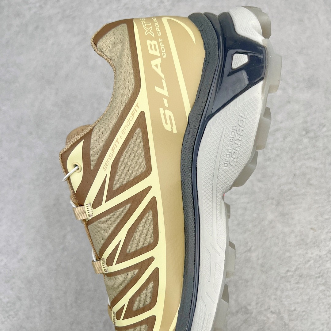 SALOMON XT-6 萨洛蒙 杏色 低筒 户外 跑步鞋 运动鞋 男鞋 女鞋 416410（版型偏小一码）