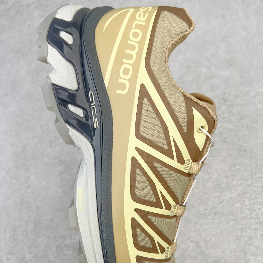 SALOMON XT-6 萨洛蒙 杏色 低筒 户外 跑步鞋 运动鞋 男鞋 女鞋 416410（版型偏小一码）